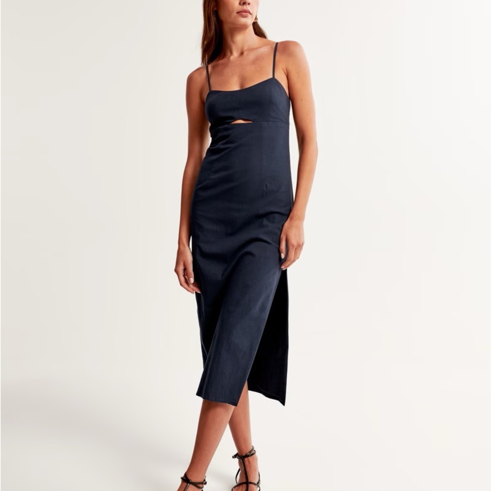 Abercrombie & Fitch stretch cutout midi dress